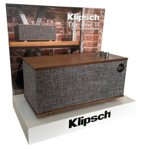 Klipsch speaker display stannd