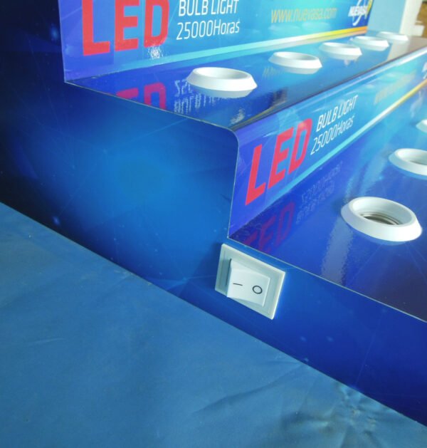 LED bulb light display stand
